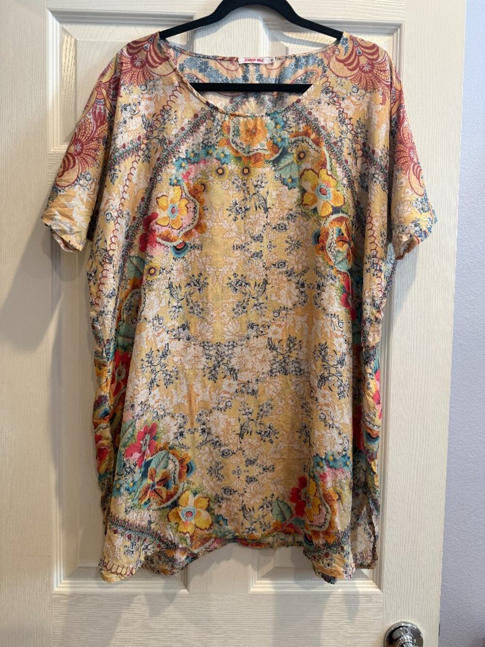 Johnny Was Mariposa Silk Tunic